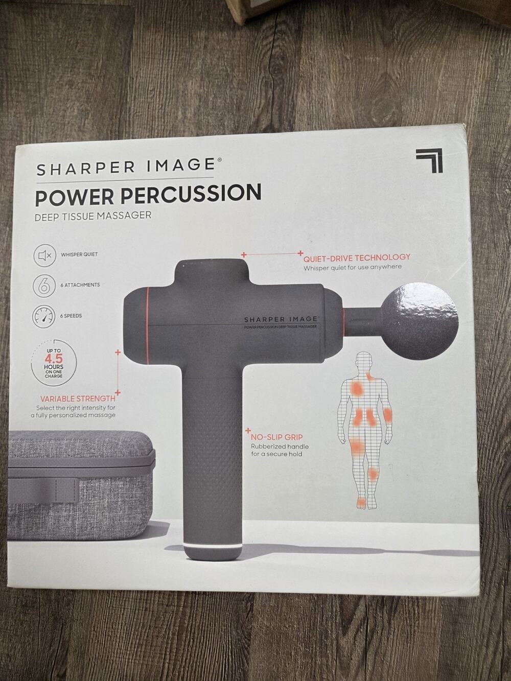 Sharper Image Powerboost Core Mini Percussion Massage Gun